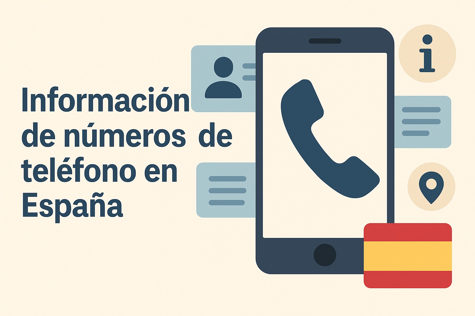 Información números de teléfono España